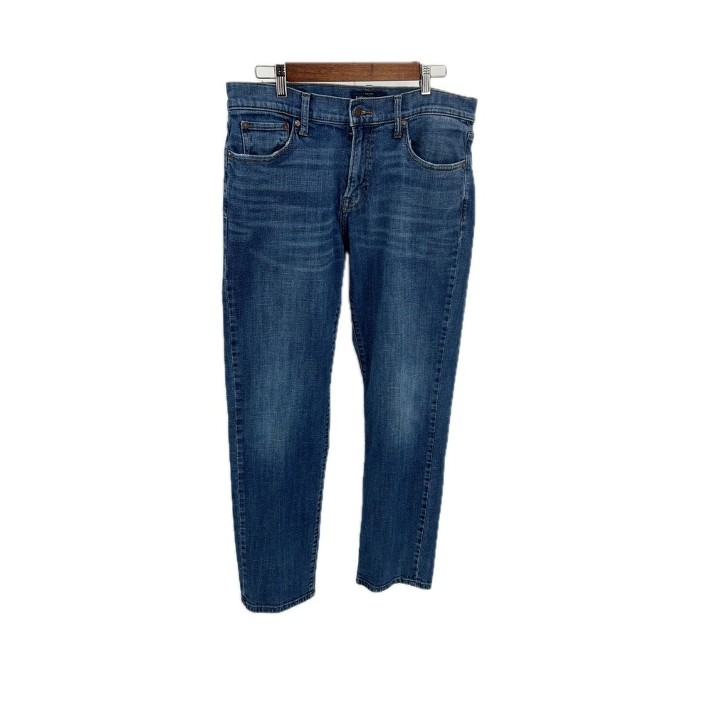 Lucky Brand 221 Straight Mens Jeans Blue Denim Medium Wash Classic Fit